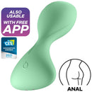 Satisfyer trendsetter vibrating plug app - green-0