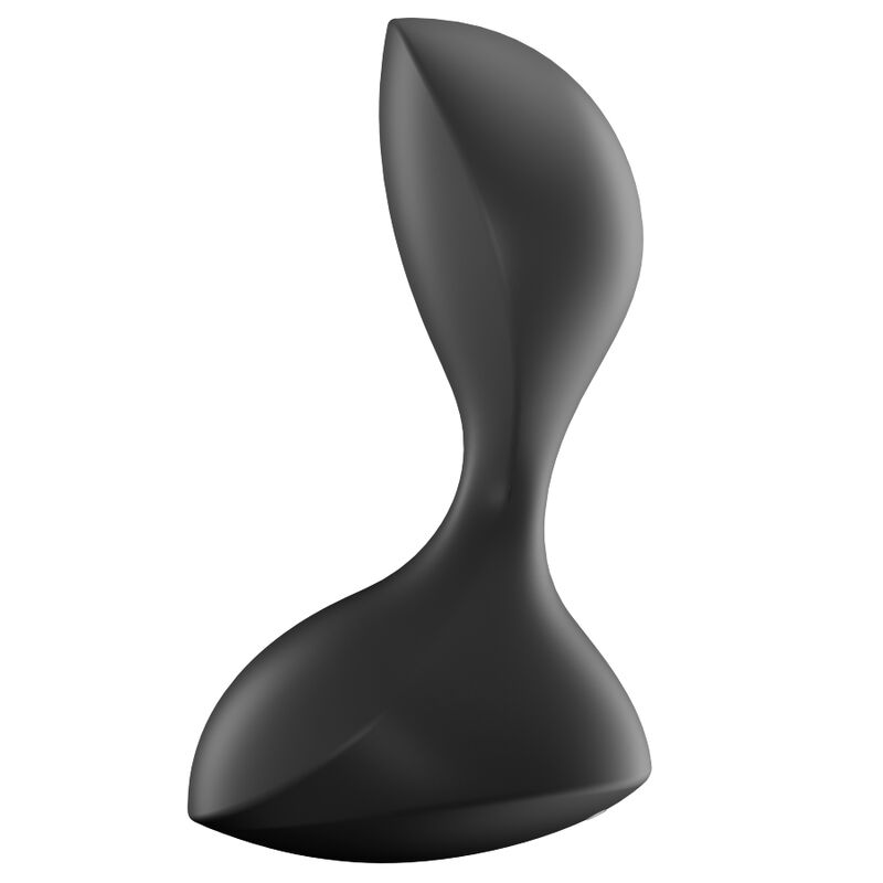 Satisfyer sweet seal vibrating plug app - black-1