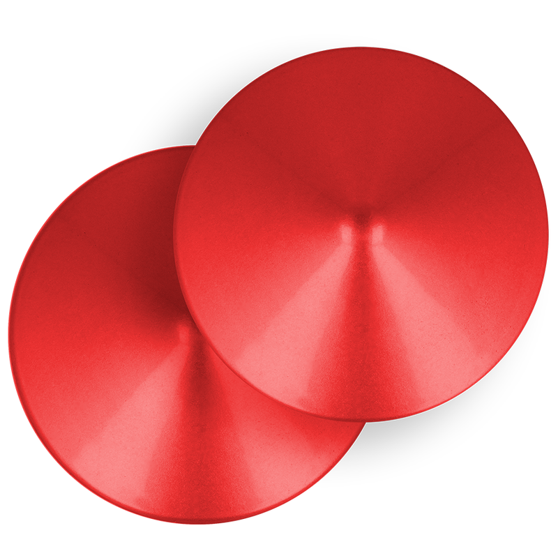 Ohmama fetish coperture per capezzolo rosso a cerchio-0
