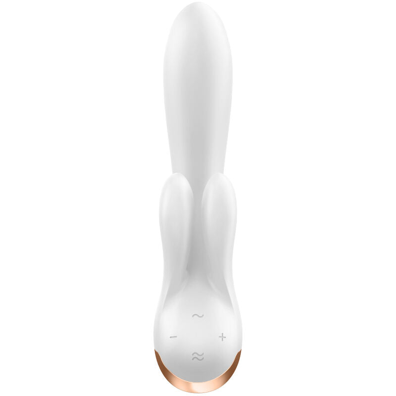 Satisfyer double flex vibrator app - white-2