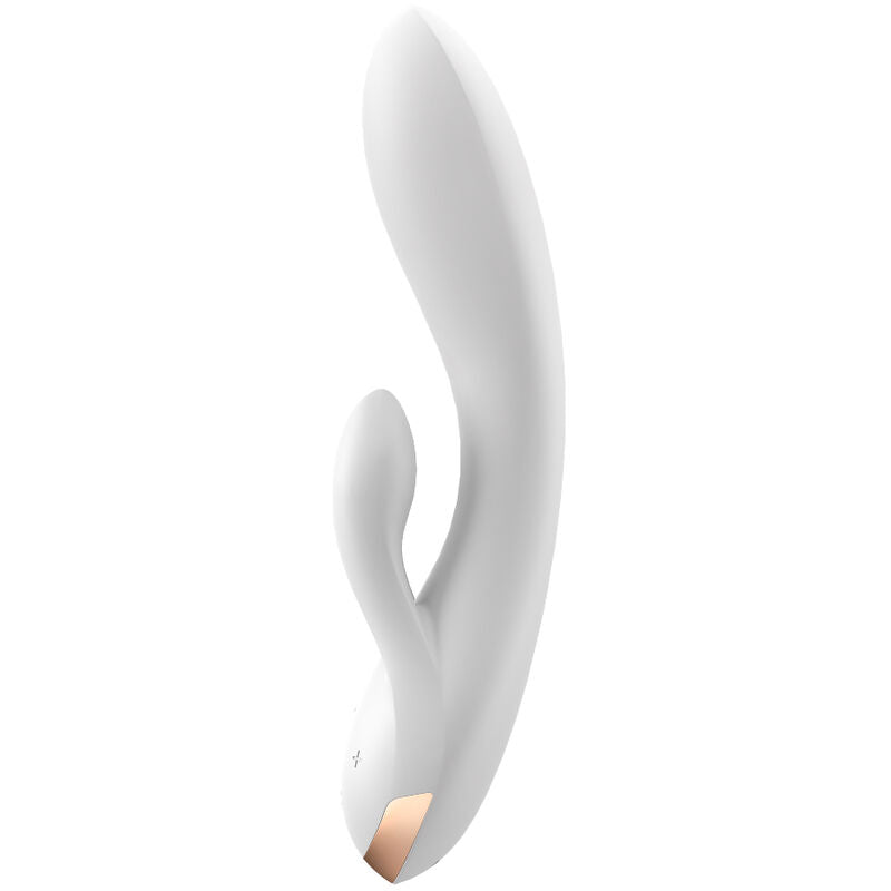 Satisfyer double flex vibrator app - white-1
