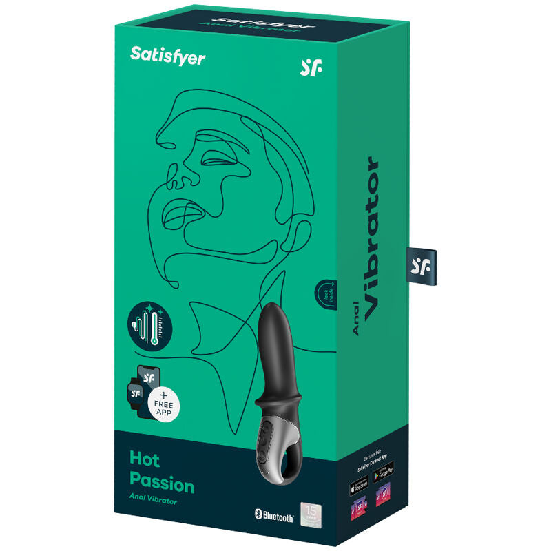 Satisfyer hot passion anal vibrator app - black-3