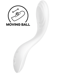 Vibratore punto g Satisfyer rrrolling pleasure bianco