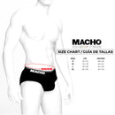 Macho ms24a slip slip rosso scuro s-3