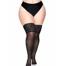 Leg avenue stay up sheer thigh high plus taglia-0