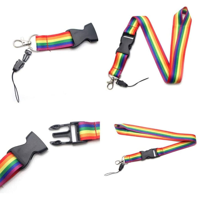 Pride - cordino con bandiera lgbt