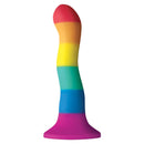 Pride - bandiera lgbt dildo wave 17 cm-0