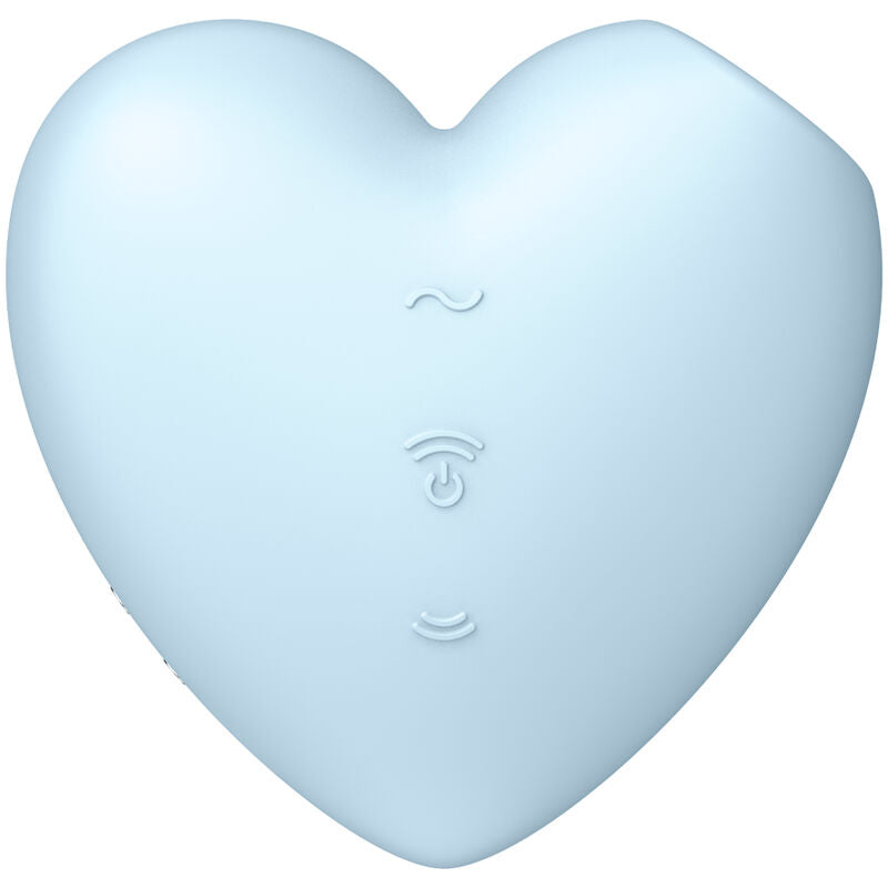 Satisfyer cutie cuore stimolatore e vibratore - blu-1