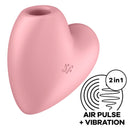 Satisfyer cutie cuore stimolatore e vibratore - rosa-0