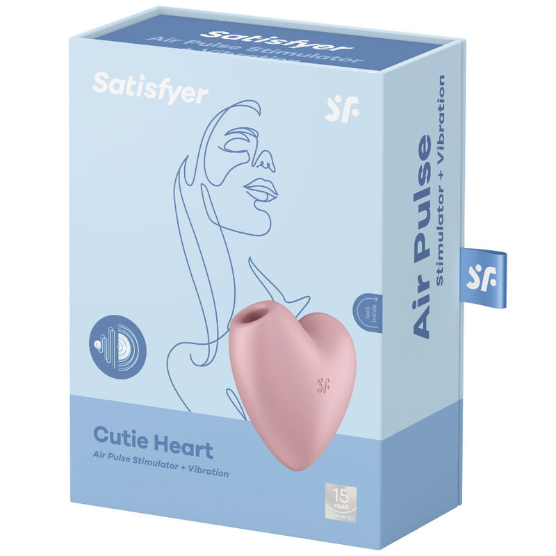 Satisfyer cutie cuore stimolatore e vibratore - rosa-3