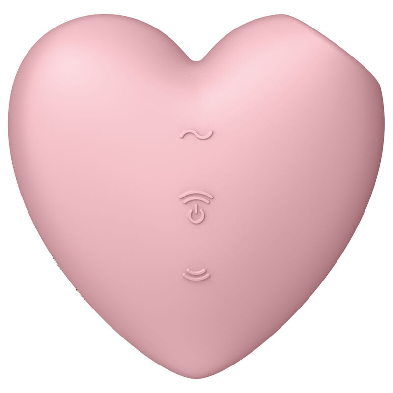 Satisfyer cutie cuore stimolatore e vibratore - rosa-1
