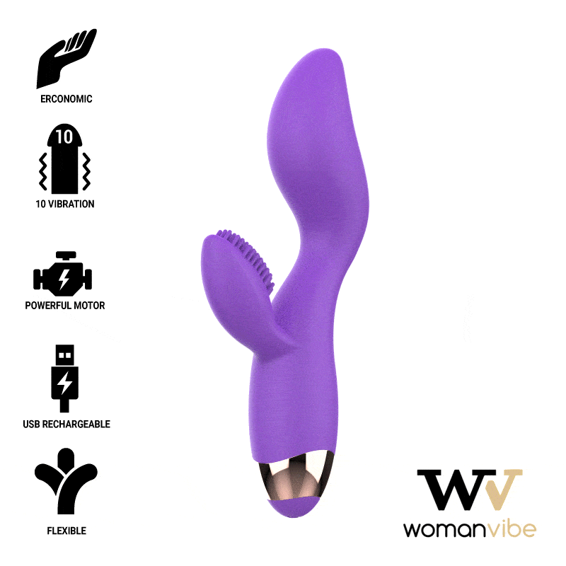Vibratore in silicone ricaricabile womanvibe donna-0