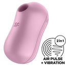 Stimolatore e vibratore satisfyer per caramelle di cotone - lilla-0