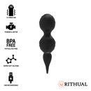 Rithual nisha bolas kegel recargables vibradoras negro-0