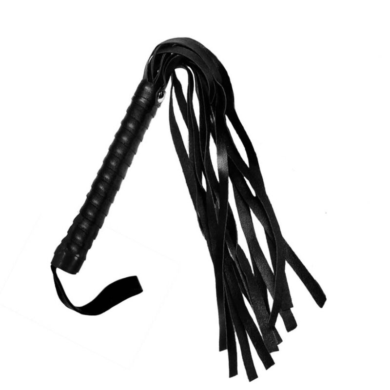 Secretplay black bondage whip - collezione bdsm-1