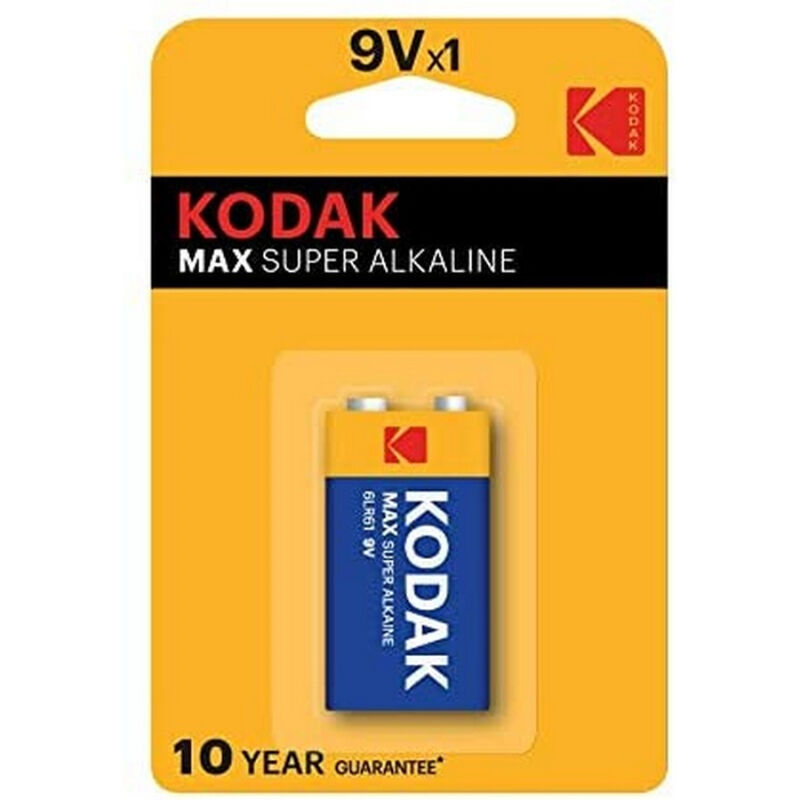 Batteria alcaline kodak max 9v lr61-0