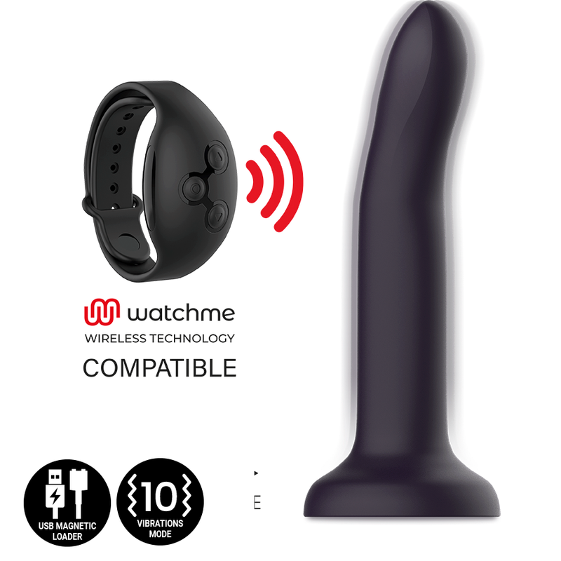 Mythology duman mystic dildo l - vibratore watchme tecnologia wireless compatibile-4