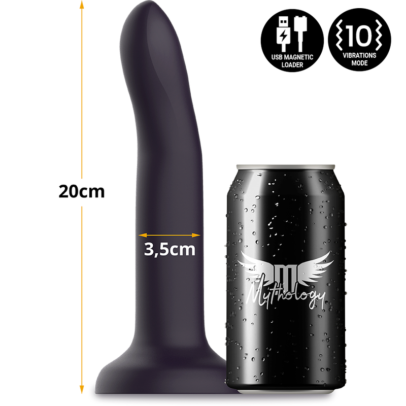 Mythology duman mystic dildo l - vibratore watchme tecnologia wireless compatibile-5