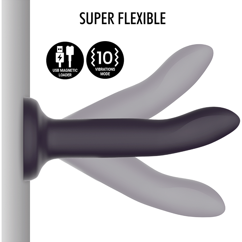 Mythology duman mystic dildo l - vibratore watchme tecnologia wireless compatibile-6