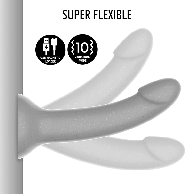 Mythology rune majestic dildo s - vibratore watchme compatibile con tecnologia wireless-5