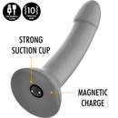 Mythology rune majestic dildo s - vibratore watchme compatibile con tecnologia wireless-2