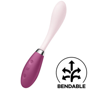 Vibratore punto g multifunzionale Satisfyer flex 3 rosso