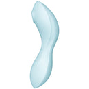 Satisfyer curvy trinity 5 air pulse stimulator & vibrator app - blue-1