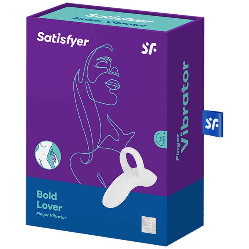 Vibratore per dito satisfyer bold lover - bianco-3