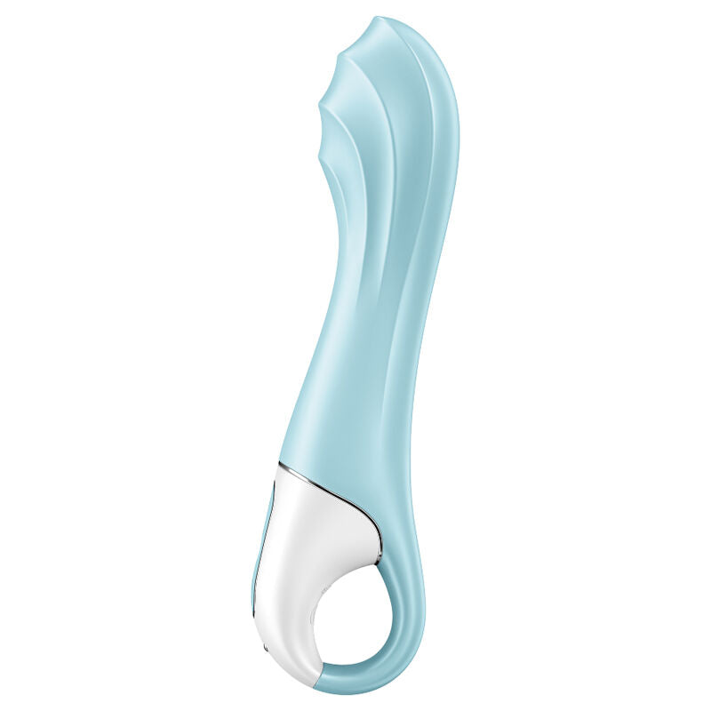 Satisfyer air pump vibrator 5+ inflatable g-spot vibrator app - blue-1