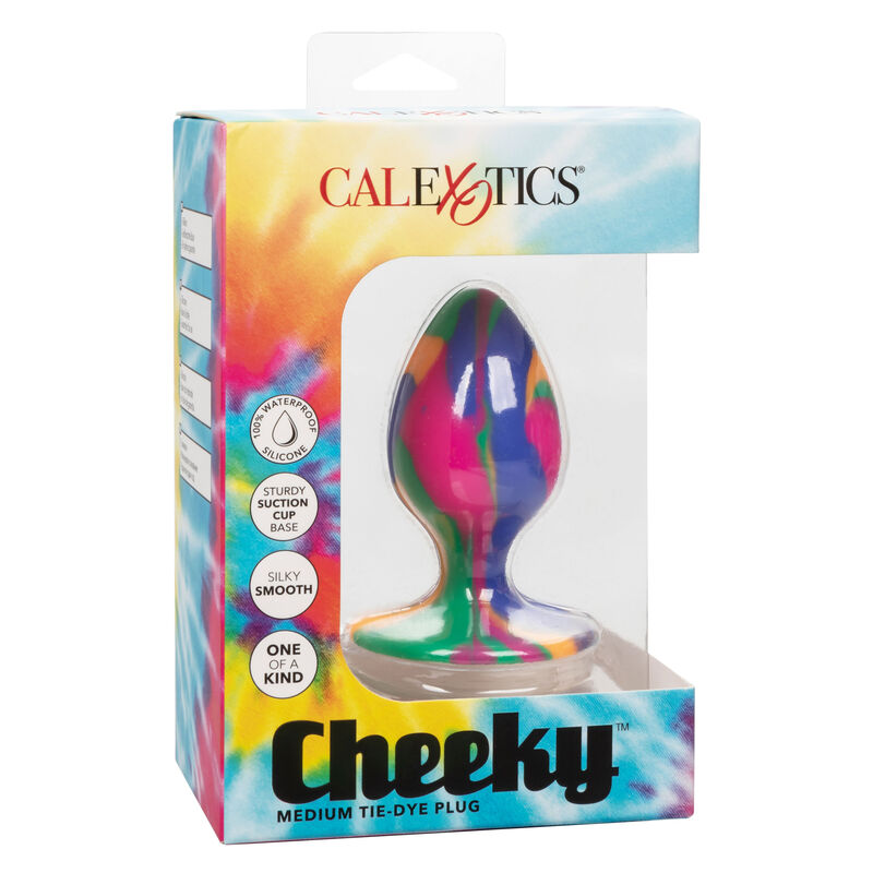 Calex cheeky medio tie-dye plug anale-1