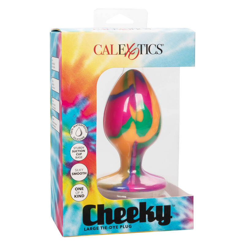 Calex cheeky grande tie-dye plug anale-1