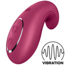 Vibratore da appoggio satisfyer dipping delight - rosso-0