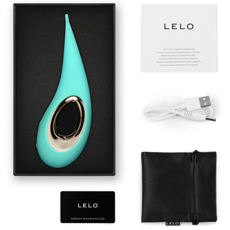 Interno della confezione di LELO DOT vibratore clitorideo in vendita online