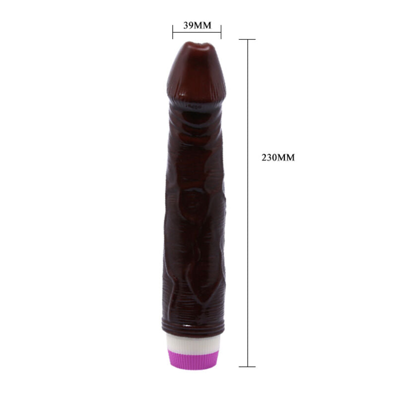 Waves of pleasure vibrator 23 cm brown-1