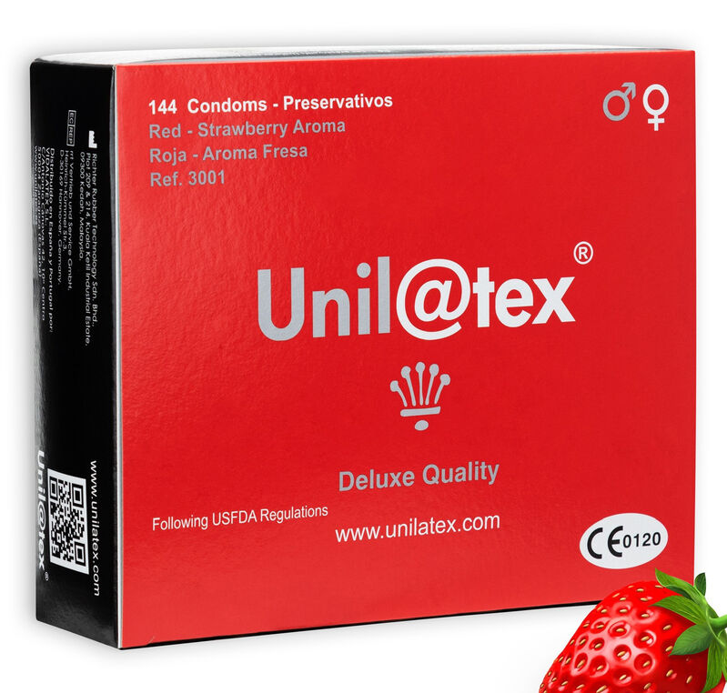 Conservanti unilatex rosso / fragola 144 unitÀ-0