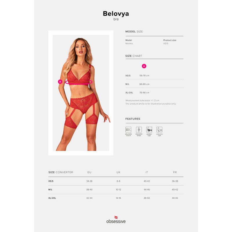 Obsessive - belovya bra xs/s-4