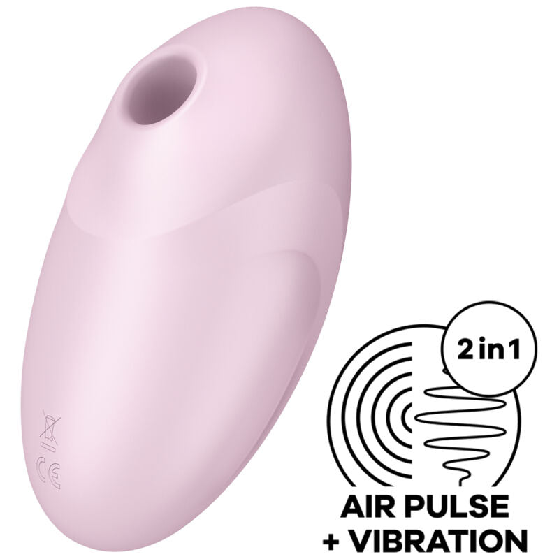 Satisfyer vulva lover 3 stimolatore e vibratore a impulsi d''aria - rosa-0