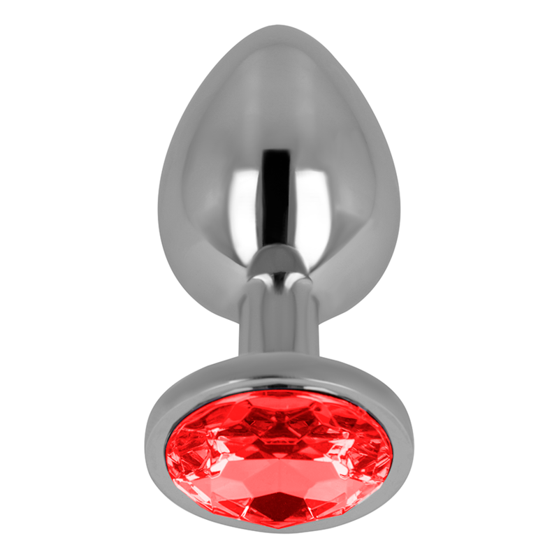 Ohmama anal plug metal red 7 cm-2