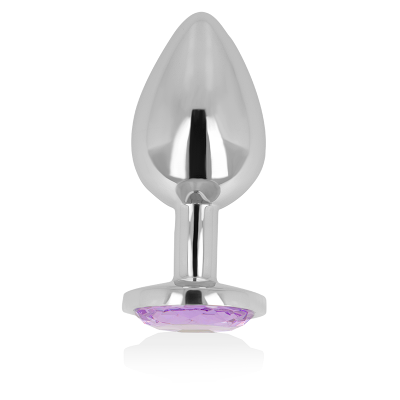 Ohmama anal plug metal violet 9 cm-1