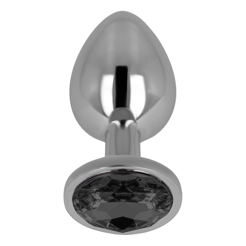 Ohmama anal plug metal black 8 cm-2