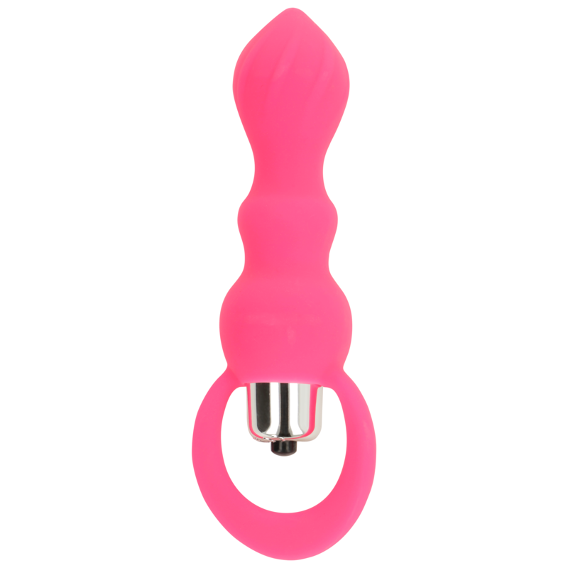 Plug buttale vibrante ohmama 9 cm - rosa-0