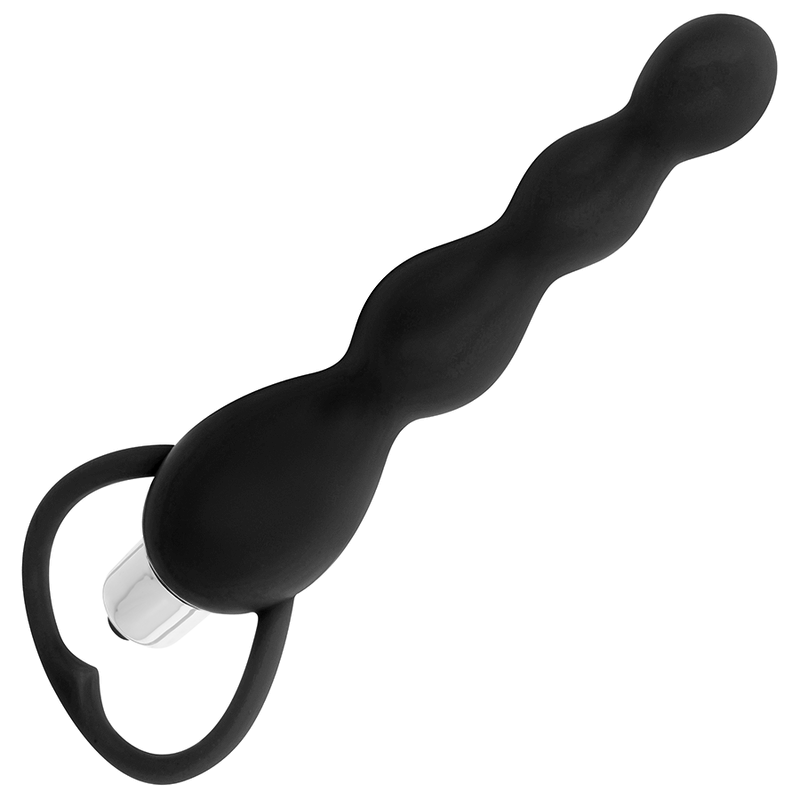 Ohmama vibrating butt plug - black-0