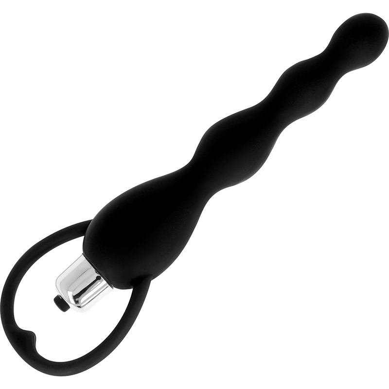 Ohmama vibrating butt plug - black-1