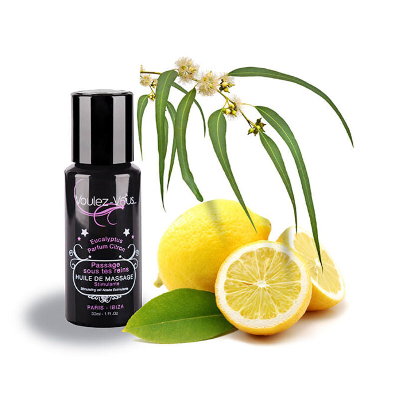 Voulez-vous olio da massaggio stimolante - eucalipto e limone 30 ml-0