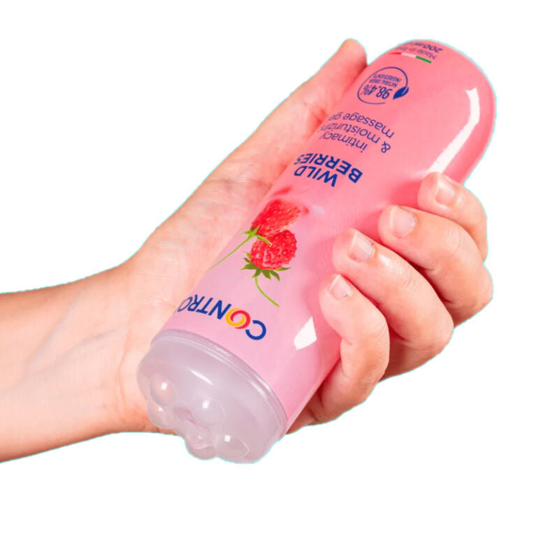 Control massage gel 3 in 1 frutti di bosco 200 ml-2