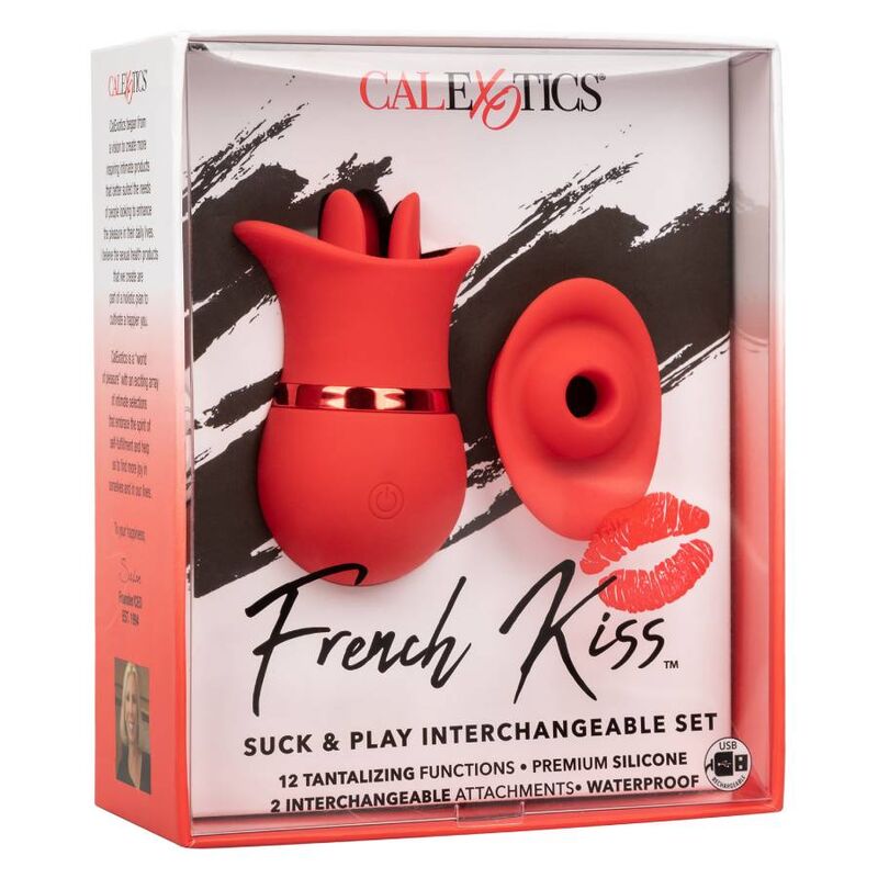 California exotics french kiss suck & play set-15