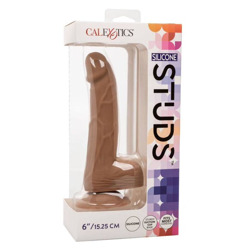 California exotics borchie in silicone 15,24 cm marrone-10