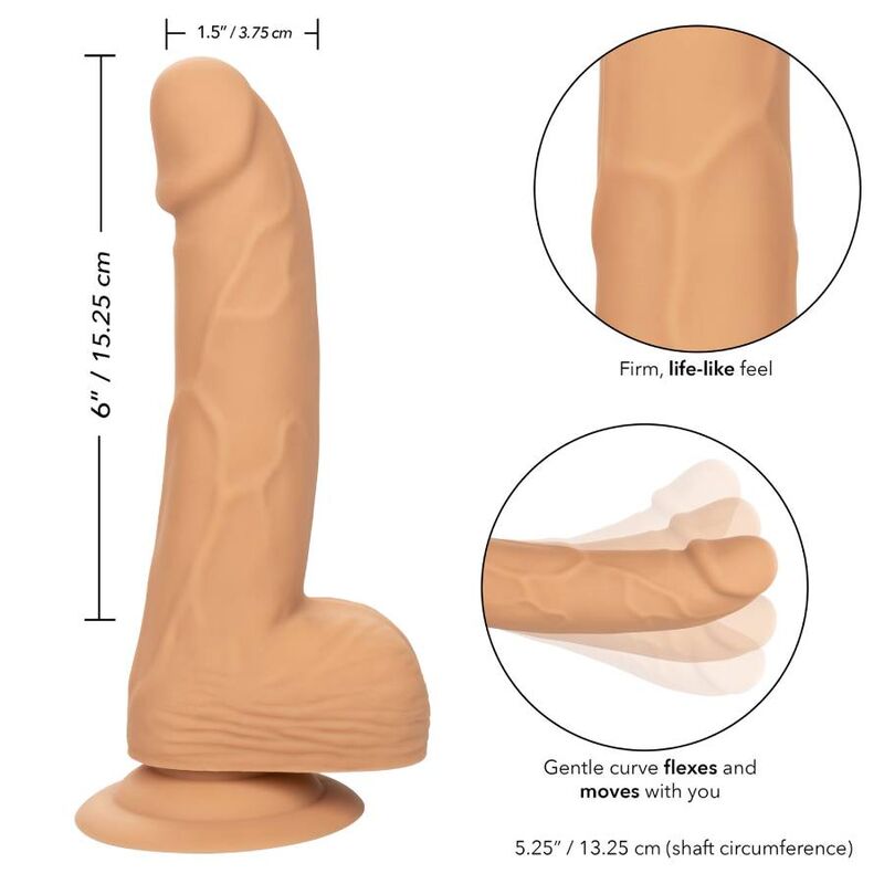 California exotics borchie in silicone 15,24 cm pelle-2