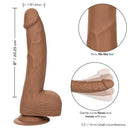 California exotics borchie in silicone 20,32 cm marrone-2