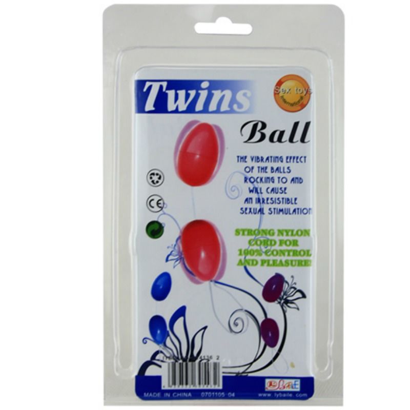 Twins balls anal beads rosa-1
